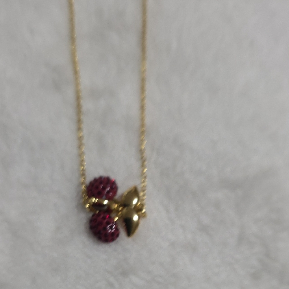 Coach Gold Necklace with Pink‎ Ladybug Charm - Picture 8 of 12